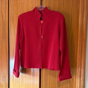 Staples Red Women's Blazer